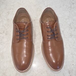 Men's Brown Leather Shoes Bruno Marc